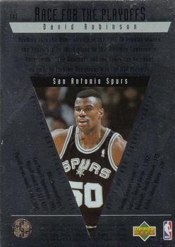 1995-96 SP Championship #141 David Robinson Back