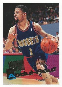 1995-96 Topps #156 Mahmoud Abdul-Rauf Front