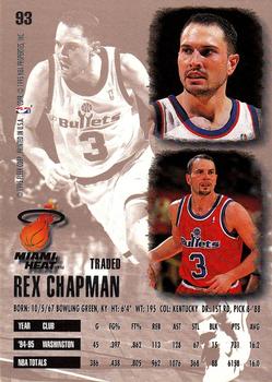 1995-96 Ultra #93 Rex Chapman Back