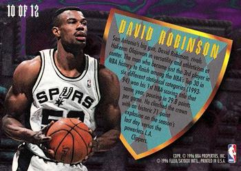 1995-96 Ultra - Scoring Kings #10 David Robinson Back