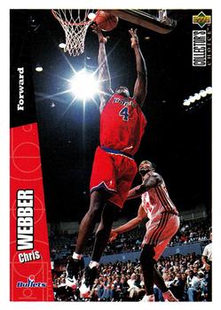 1996-97 Collector's Choice #163 Chris Webber Front