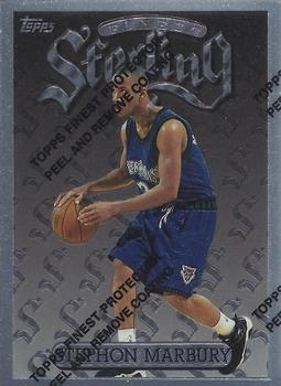 1996-97 Finest #253 Stephon Marbury Front