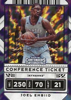 2020 Panini Contenders Draft Picks - Conference Ticket #15 Joel Embiid Front