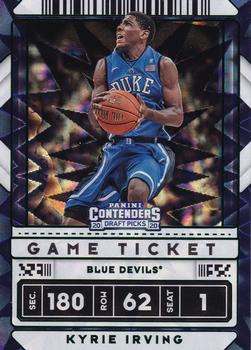 2020 Panini Contenders Draft Picks - Game Ticket Green Explosion #11 Kyrie Irving Front