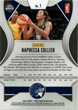 2020 Panini Prizm WNBA - Silver #1 Napheesa Collier Back