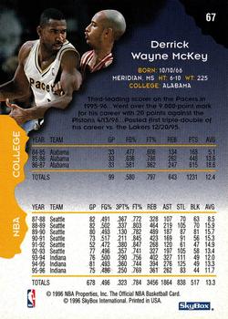 1996-97 Hoops #67 Derrick McKey Back