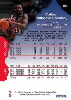 1996-97 Hoops #169 Calbert Cheaney Back