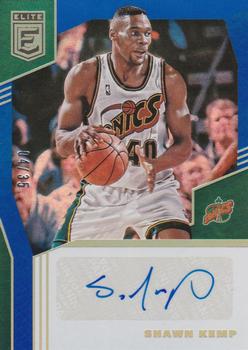 2019-20 Donruss Elite - Elite Signatures Blue #ES-SKP Shawn Kemp Front