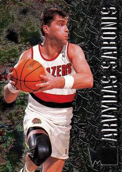 1996-97 Metal #81 Arvydas Sabonis Front