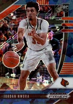 2020 Panini Prizm Draft Picks Collegiate - Blue Ice #78 Jordan Nwora Front