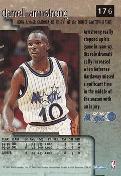 1996-97 SkyBox Premium #176 Darrell Armstrong Back