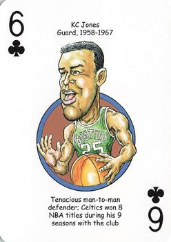 2017 Hero Decks Boston Celtics Basketball Heroes Playing Cards #6♣ K.C. Jones Front
