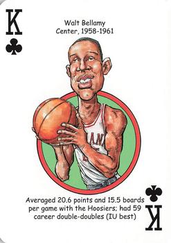 2014 Hero Decks Indiana Hoosiers Basketball Heroes Playing Cards #K♣ Walt Bellamy Front