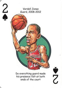 2014 Hero Decks Indiana Hoosiers Basketball Heroes Playing Cards #2♠ Verdell Jones Front