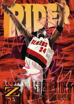 1996-97 SkyBox Z-Force #129 Isaiah Rider Front