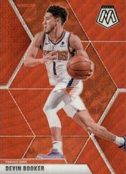 2019-20 Panini Mosaic - Red Wave Prizm #128 Devin Booker Front