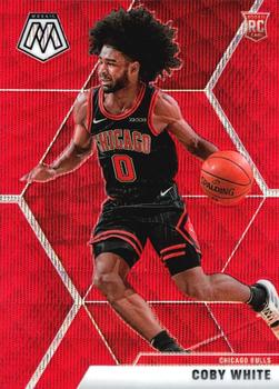 2019-20 Panini Mosaic - Red Wave Prizm #211 Coby White Front