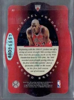 1996 SPx #R1 Michael Jordan  Back