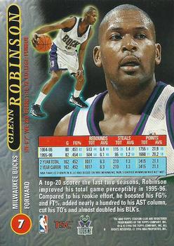 1996-97 Stadium Club #7 Glenn Robinson Back