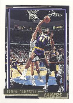 1992-93 Topps - Gold #150 Elden Campbell Front