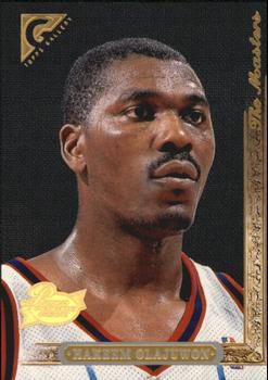 1996-97 Stadium Club - Topps Gallery Player's Private Issue #9 Hakeem Olajuwon Front