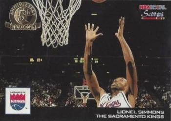 1993-94 Hoops - Scoops Fifth Anniversary Gold #HS23 Lionel Simmons Front