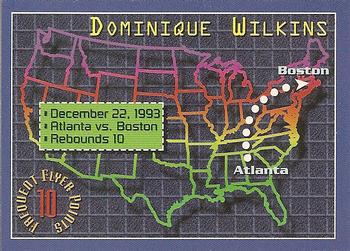 1993-94 Stadium Club - Frequent Flyer Points #2 Dominique Wilkins Front