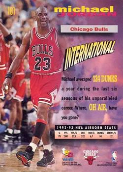 1993-94 Stadium Club - Members Only #181 Michael Jordan Back