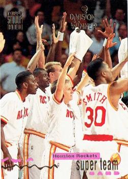 1993-94 Stadium Club - Super Teams Division Winners #10 Houston Rockets Super Team Front