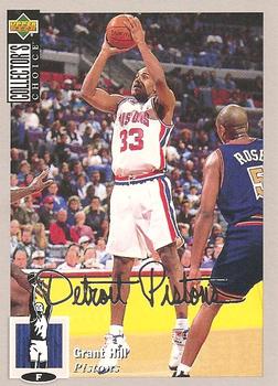 1994-95 Collector's Choice - Silver Signature #219 Grant Hill Front
