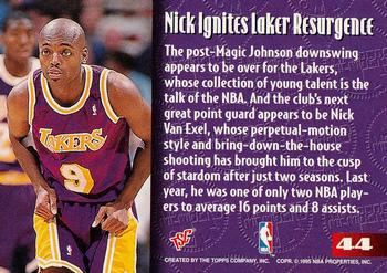 1994-95 Stadium Club Members Only 50 #44 Nick Van Exel  Back