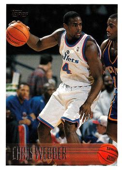 1996-97 Topps #4 Chris Webber Front