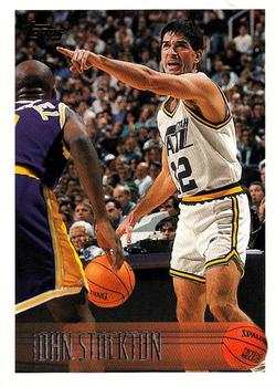 1996-97 Topps #65 John Stockton Front