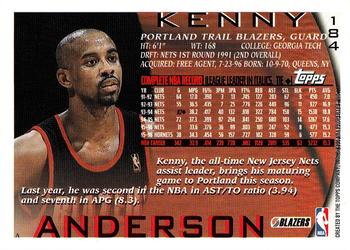 1996-97 Topps #184 Kenny Anderson Back
