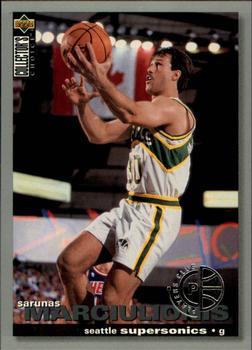 1995-96 Collector's Choice - Player's Club #102 Sarunas Marciulionis Front
