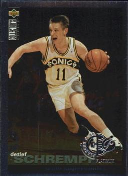 1995-96 Collector's Choice - Platinum Player's Club #55 Detlef Schrempf Front