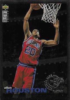 1995-96 Collector's Choice - Platinum Player's Club #80 Allan Houston Front