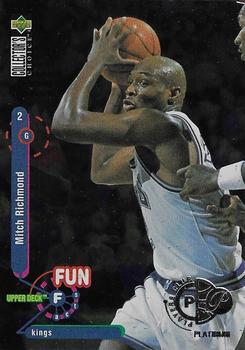 1995-96 Collector's Choice - Platinum Player's Club #188 Mitch Richmond Front