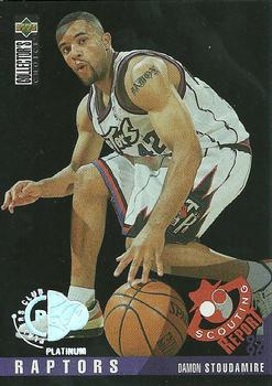 1995-96 Collector's Choice - Platinum Player's Club #346 Damon Stoudamire Front