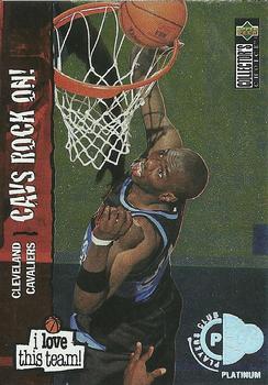 1995-96 Collector's Choice - Platinum Player's Club #370 Tyrone Hill Front