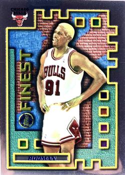 1995-96 Finest - Mystery Borderless Silver #M24 Dennis Rodman Front