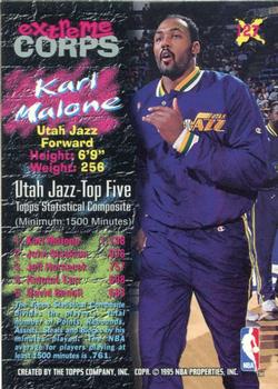 1995-96 Stadium Club - Members Only #127 Karl Malone Back