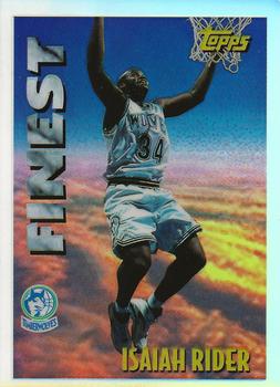 1995-96 Topps - Mystery Finest Refractors #M21 Isaiah Rider Front