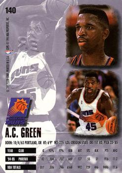 1995-96 Ultra - Gold Medallion #140 A.C. Green Back