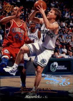 1995-96 Upper Deck - Electric Court #32 Scott Brooks Front