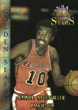 1996-97 Topps Stars - Finest Atomic Refractors #81 Earl Monroe Front