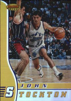 1996-97 Bowman's Best - Refractors #30 John Stockton Front