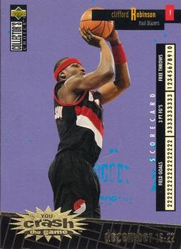 1996-97 Collector's Choice - You Crash the Game Scoring Gold (Series One) #C22 Clifford Robinson Front