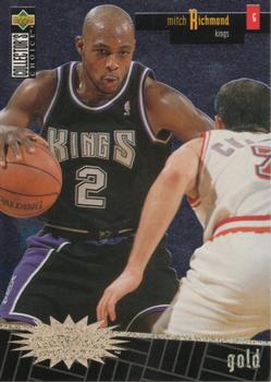 1996-97 Collector's Choice - You Crash the Game Scoring Gold Exchange (Series One) #R23 Mitch Richmond Front