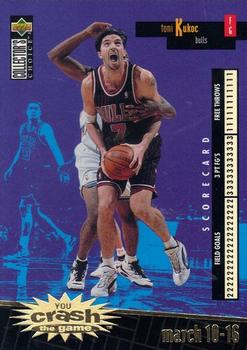 1996-97 Collector's Choice - You Crash the Game Scoring Gold (Series Two) #C4 Toni Kukoc Front